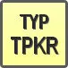 Piktogram - Typ: TPKR
